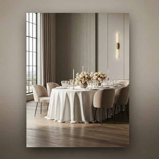 A beautifully planned event reception